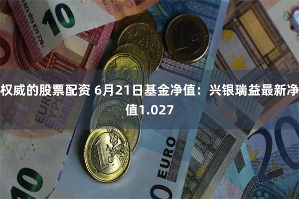 权威的股票配资 6月21日基金净值：兴银瑞益最新净值1.027