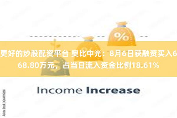 更好的炒股配资平台 奥比中光：8月6日获融资买入668.80万元，占当日流入资金比例18.61%