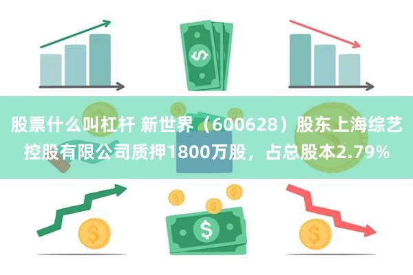 股票什么叫杠杆 新世界（600628）股东上海综艺控股有限公司质押1800万股，占总股本2.79%