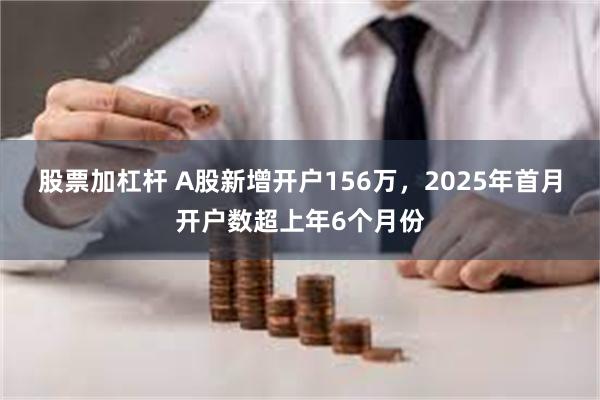 股票加杠杆 A股新增开户156万，2025年首月开户数超上年6个月份